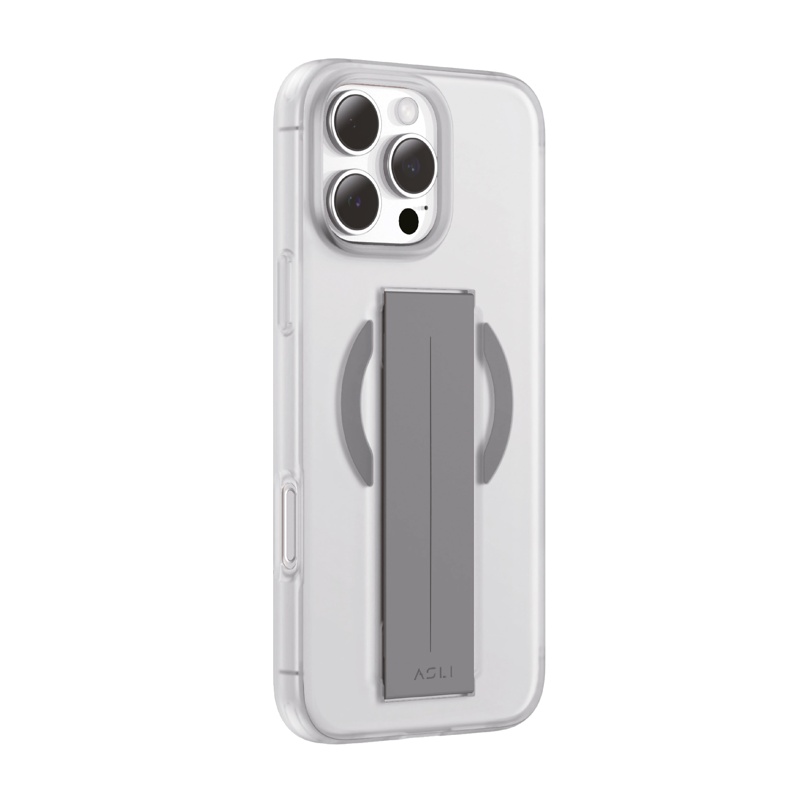 Asli Global Gravitas iPhone 15 Pro Max MagSilicone MagSafe With Flexible Gray Grip Case |Titanium Asli Global Gravitas iPhone 15 Pro Max MagSilicone MagSafe With Flexible Gray Grip Case |Titanium